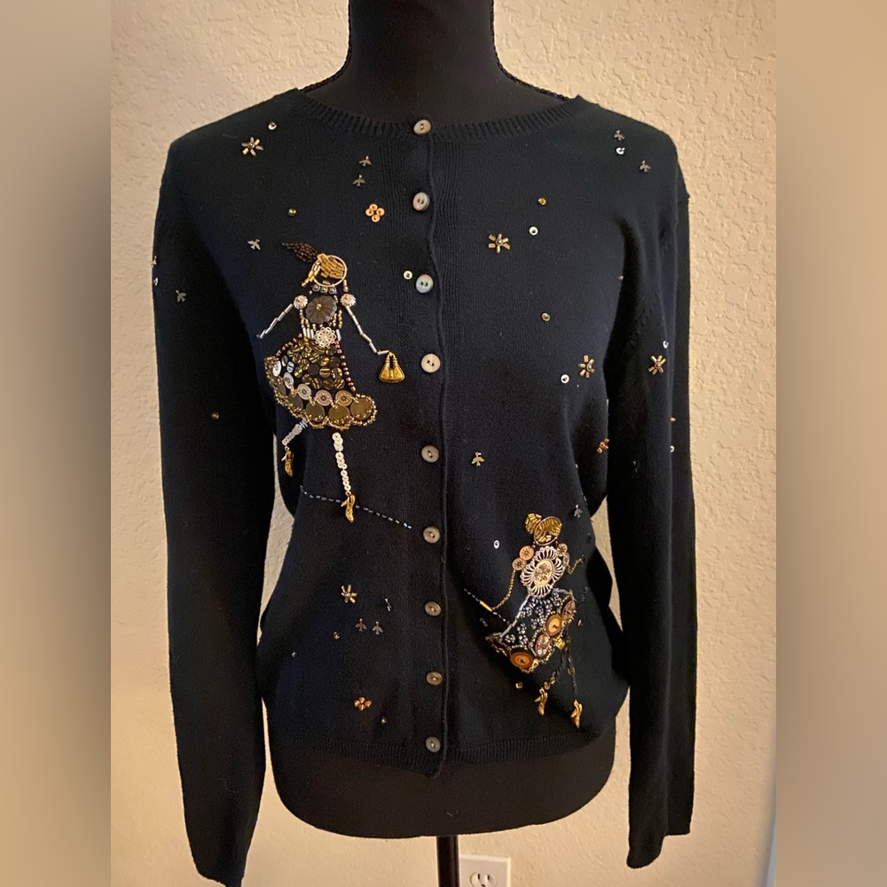 Susan Bristol embellished cardigan